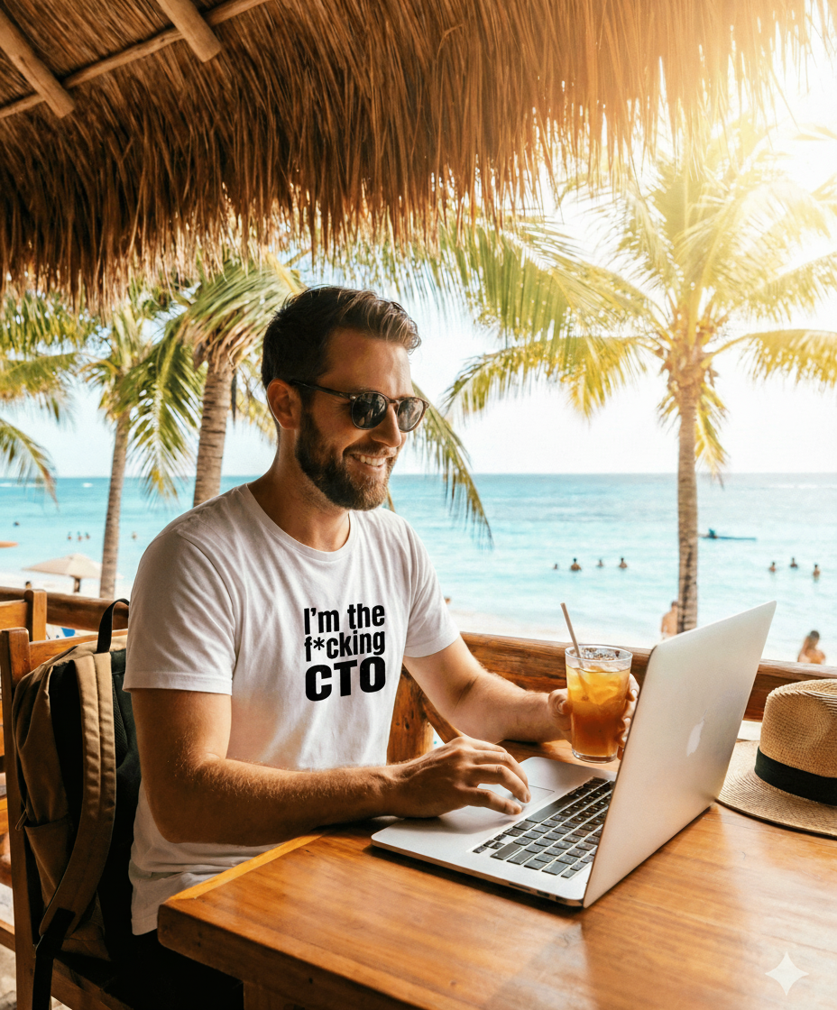 White Product with Model